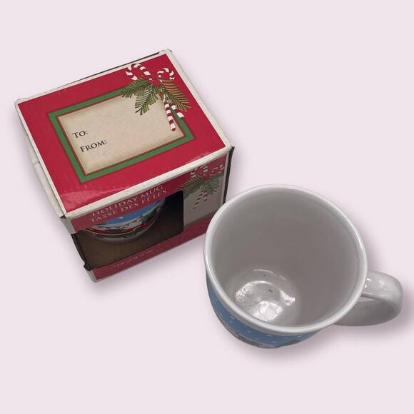 Santa with RV Camper Christmas Mugs Set of 2 - Picture 4 of 6